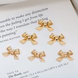 Copper Plated Japanese Matte Glossy Earring Accessories Material