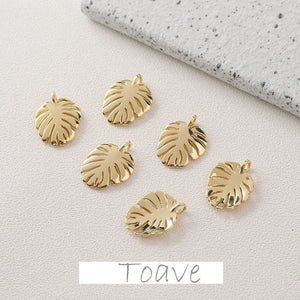 Turtle Leaf Pendant DIY Earrings Bracelet Necklace Hand-Made Material