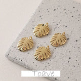 Turtle Leaf Pendant DIY Earrings Bracelet Necklace Hand-Made Material