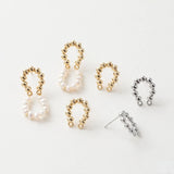 Gold-Clad Peas Earrings, DIY Material Accessories