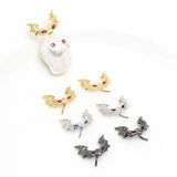 Devil Flying Dragon Wings Shield Crown DIY Hand Jewelry Baroque Pearl Material