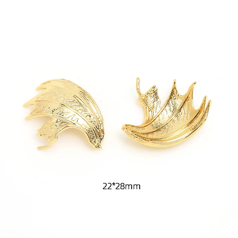 Devil Flying Dragon Wings Shield Crown DIY Hand Jewelry Baroque Pearl Material