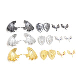 Devil Flying Dragon Wings Shield Crown DIY Hand Jewelry Baroque Pearl Material