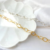 Copper Plated S925 Silver Hip-Hop Thick Chain Necklace Bracelet