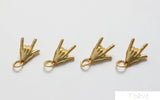 Copper-Plated Sub-Gold Hand Gesture DIY Jewelry Set