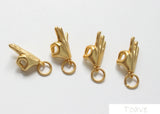 Copper-Plated Sub-Gold Hand Gesture DIY Jewelry Set