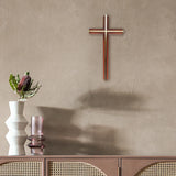 Copper Cross Pendant - Unisex Christian Jewelry