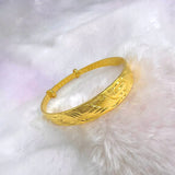 Luxury 24K Gold Women's Bracelet 18K Jewelry