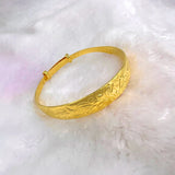 Luxury 24K Gold Women's Bracelet 18K Jewelry