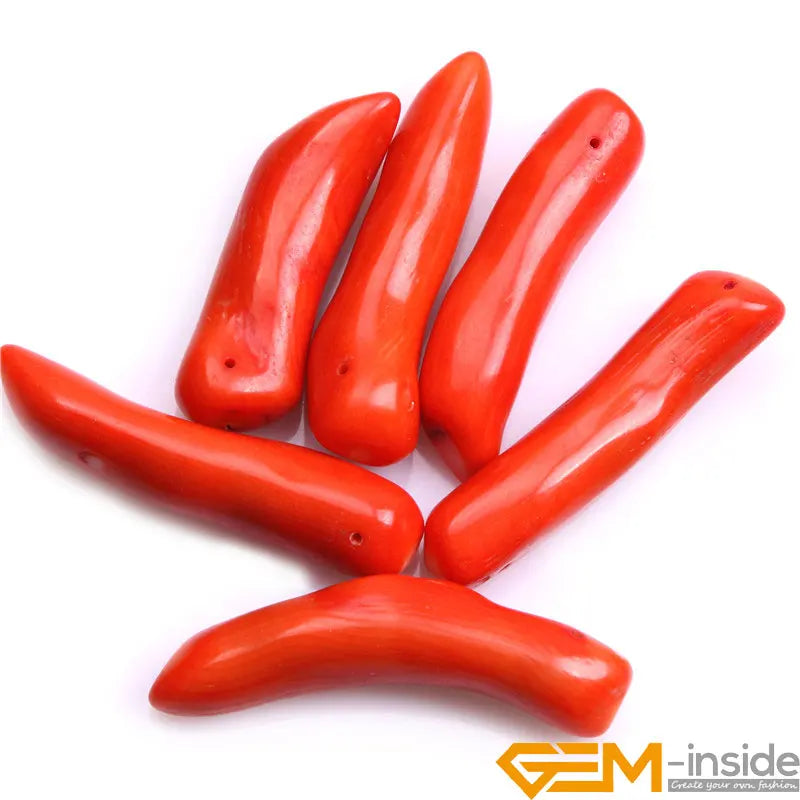 Freeform Coral Beads for Jewelry Making