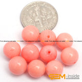 10 Pcs Round & Drop AA Natural Coral Beads