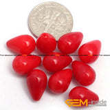 10 Pcs Round & Drop AA Natural Coral Beads