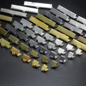 Crimp End Beads Buckle Tips Clasp for Jewelry Making DIY