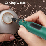 Cordless Drill Electric 3-Speed Mini Drill Grinding Rotary Tool Kit