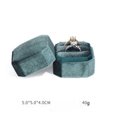 Small Corduroy Ring Box - Wedding & Engagement Jewelry Box