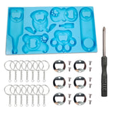 Silicone Mold Bottle Opener for DIY Crafts Making Kit