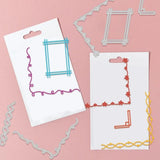 Corner Lace Cutting Dies Flower Frame Border Die Cuts