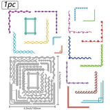 Corner Lace Cutting Dies Flower Frame Border Die Cuts