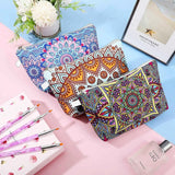 DIY Makeup Bags Toiletry Pouch Iron on Transfer Zipper Canvas Pencil Bag