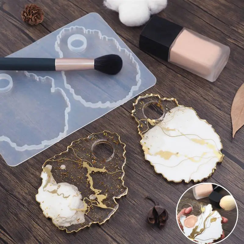 Silicone Cosmetics Molds for DIY Epoxy Crafts