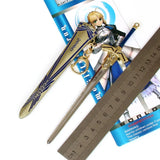 Anime Game FATE Night Saber Keychain with Scabbard