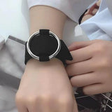 Studded Punk Bracelet Gothic Rivet Buckle Cuff Wristband