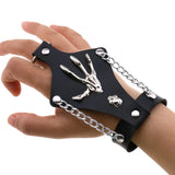 Studded Punk Bracelet Gothic Rivet Buckle Cuff Wristband