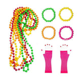 80s Neon Party Accessory Costume Set
