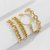 Bohemian Metal Chain Bangle Bracelet for Female