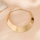 Metal Collar Necklace Street Punk Jewelry Gift