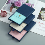 Cotton Bag Paper Box Wedding Earrings Rings Gift Bag Jewelry Organizer Display