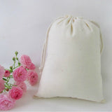 Cotton Drawstring Bag Jewelry Packaging Pouch Cosmetic Wedding Party Gift Bags