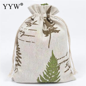 Cotton Drawstring Bag, Wholesale Jewelry, 15x20mm, 10PCs/Lot