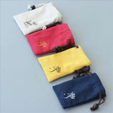 Cotton Linen Cloth Pouch Small Jewelry Bag Storage Bead Bags 1pcs 7*11cm