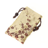 Cotton Linen Cloth Pouch Small Jewelry Bag Storage Bead Bags 1pcs 7*11cm