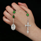Cottvott 3Pcs Holy Rosary Beads Bracelet St.Pio St.Jude Pendant Catholic Jewelry