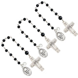 Cottvott 3Pcs Holy Rosary Beads Bracelet St.Pio St.Jude Pendant Catholic Jewelry