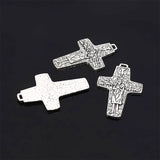 5Pcs Cross Charms Enamel Crucifix Pendants DIY Jewelry Accessories