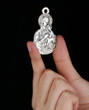 Cottvott 5Pcs Orthodox Theotokos Iverskaya Pendant DIY Rosary Necklace