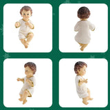 Cottvott Baby Jesus Doll Christ Child Nativity Figurine Baby Model