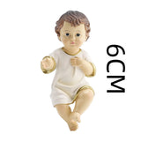 Cottvott Baby Jesus Doll Christ Child Nativity Figurine Baby Model