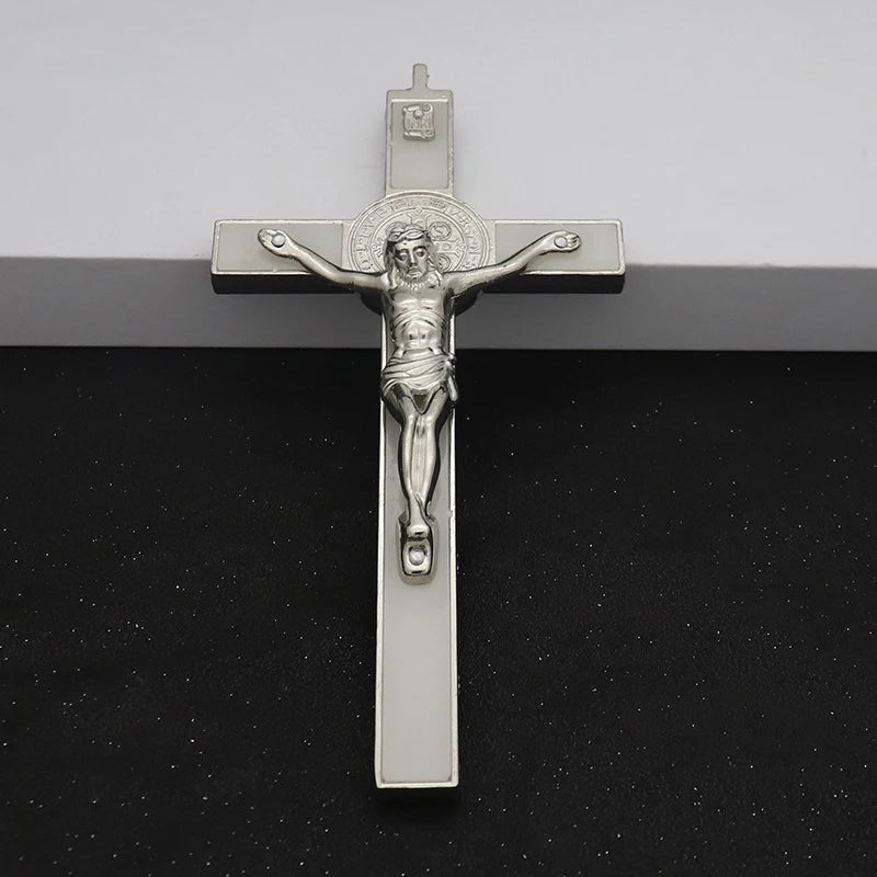 Cottvott Catholic Luminous Large Cross Statue Pendent CSPB
