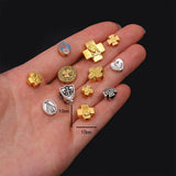 DIY Rosary Bracelet Necklace 20Pcs/Lot Religious Accessories Cross Beads