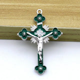 Crucifix Cross Pendant Religious Christian Jesus Charms