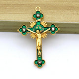 Crucifix Cross Pendant Religious Christian Jesus Charms