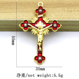 Crucifix Cross Pendant Religious Christian Jesus Charms