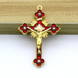 Crucifix Cross Pendant Religious Christian Jesus Charms