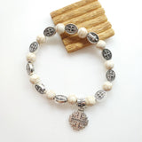 Jerusalem Cross Charms Bracelet for Women Girls Exorcism Religious Jewelry