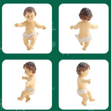 Cottvott Nativity Baby Jesus in Manger Figurine