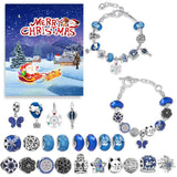 Countdown Calendar Advent Charms Bracelet Blind Box Set Christmas DIY Ornaments